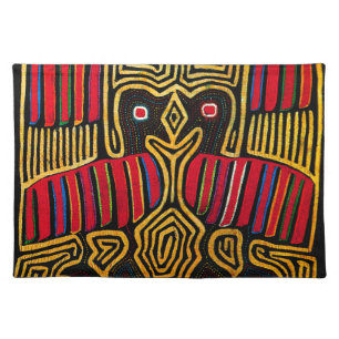 Cuna Indian Mola Duck Design Placemat