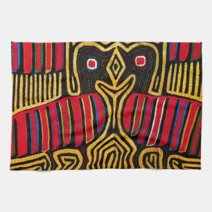 Cuna Indian Mola Duck Design Towel