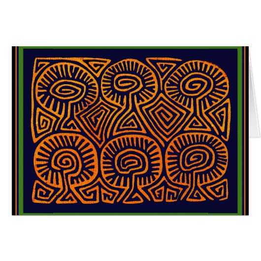 Cuna Indian Mushroom Demons Cards (Front Horizontal)