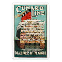 Cunard ocean liner steamship luxury liner poster,