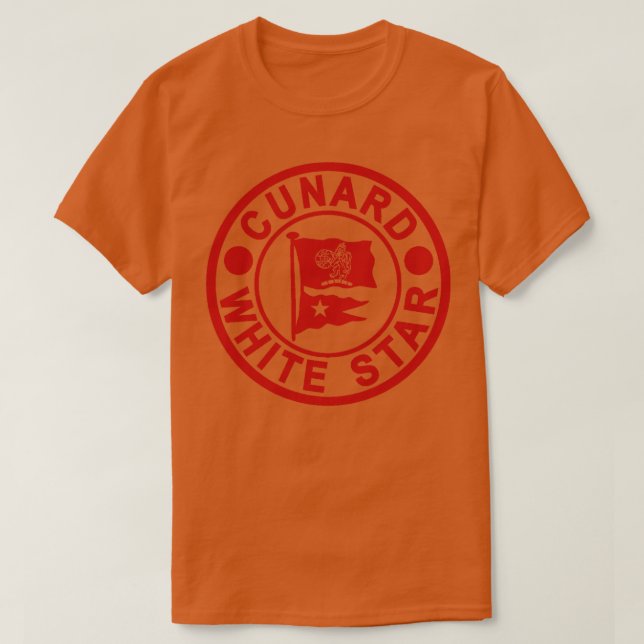 Cunard White Line T-Shirt (Design Front)
