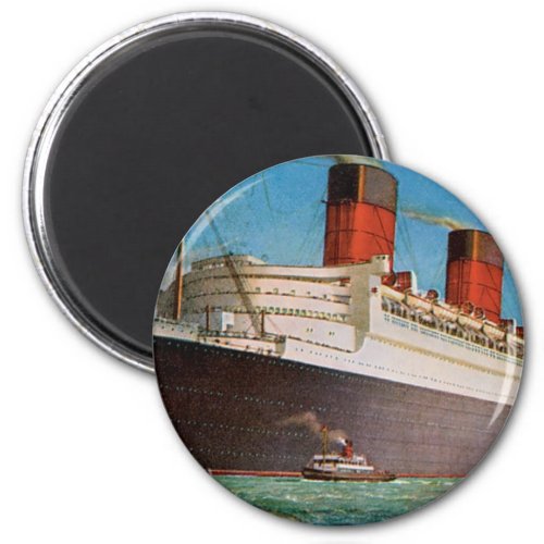 Cunard White Star Lines Queen Mary Magnet