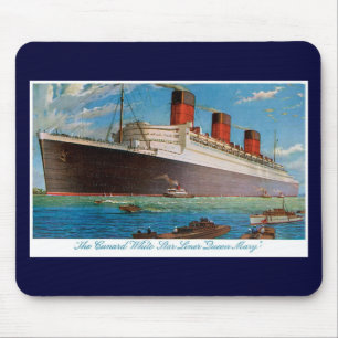 Cunard White Star Line's Queen Mary Mouse Pad