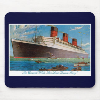 Cunard White Star Line's Queen Mary Mouse Pad