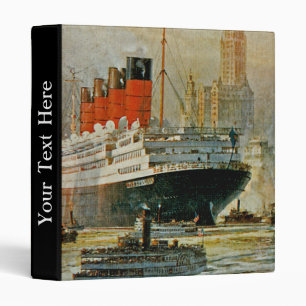Cunarder at New York Binder