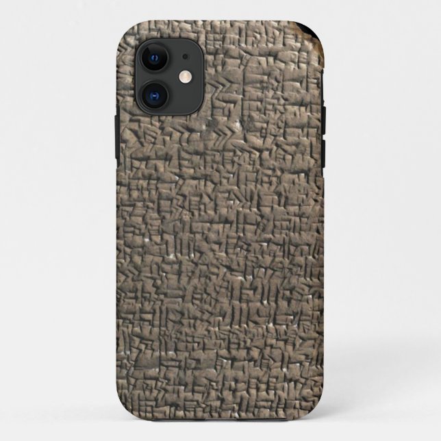 Cuneiform iPhone case (customizable to your phone) (Back)