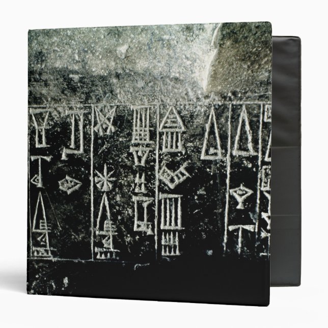 Cuneiform script binder (Front/Inside)