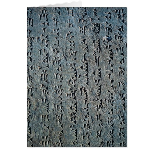 Cuneiform script cards (Front)