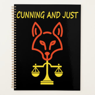 Cunning And Just - Fox Justice Balance Design Planner