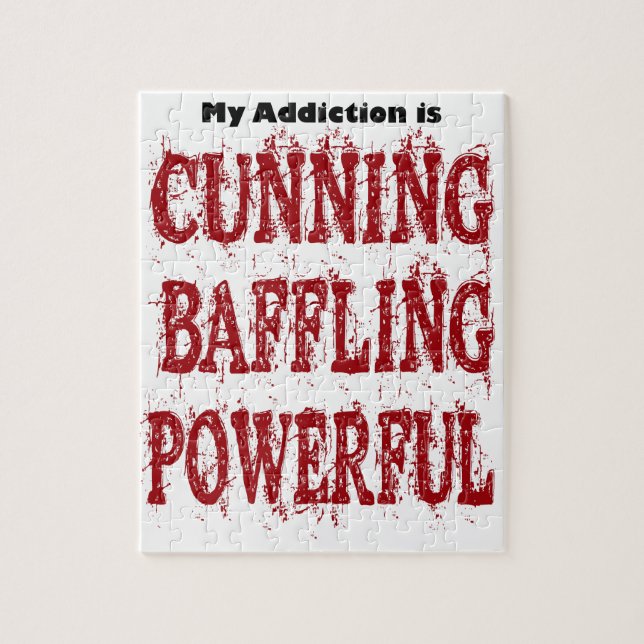 Cunning, Baffling, Powerful Jigsaw Puzzle (Vertical)