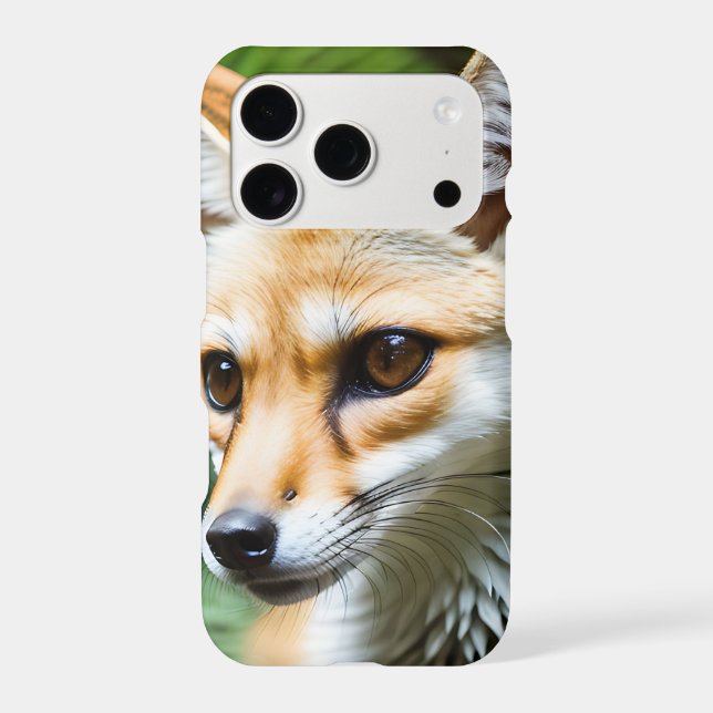 Cunning Fennec Fox, Iphone Case (Back)