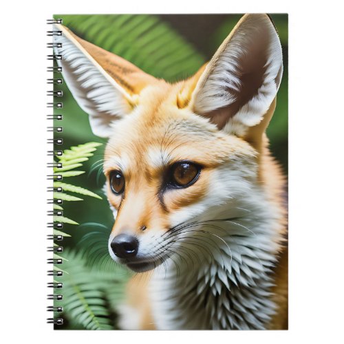 Cunning Fennec Fox Notebook