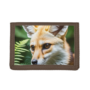 Cunning Fennec Fox, Trifold Wallet