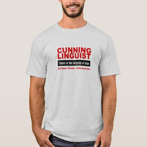 Cunning Linguist shirt _ choose style color