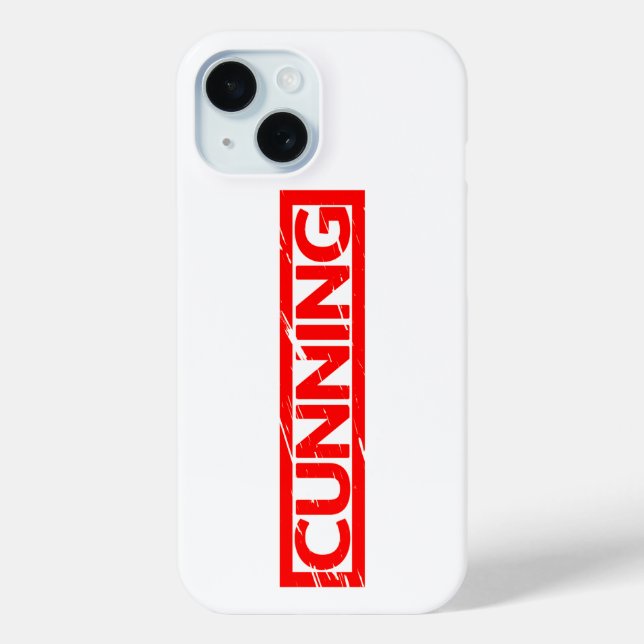 Cunning Stamp Case-Mate iPhone Case (Back)