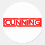 Cunning Stamp Classic Round Sticker