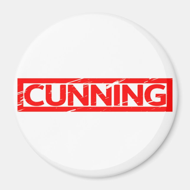 Cunning Stamp Magnet (Front)