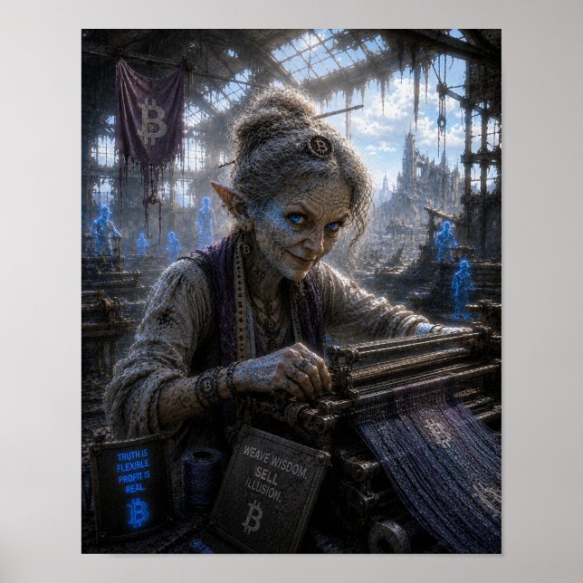 Cunning / Weaver / Textile Factory Poster (Front)