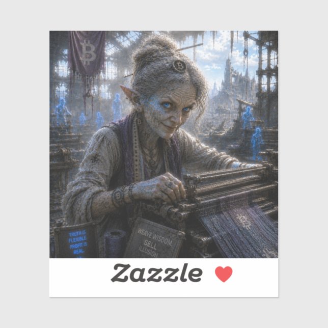 Cunning / Weaver / Textile Factory Sticker (Sheet)