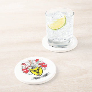 Cunningham Family Crest Coat of Arms Coaster