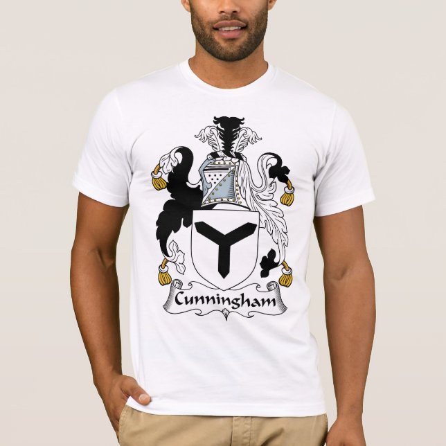 Cunningham Family Crest T-Shirt (Front)