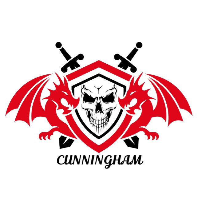 Cunningham family crest T-shirt (Creator Uploaded)