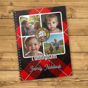 Cunningham Family Photo Collage Notebook