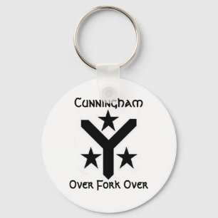 Cunningham Over Fork Over Keychain