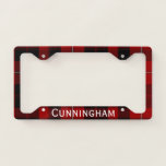 Cunningham Plaid License Plate Frame at Zazzle