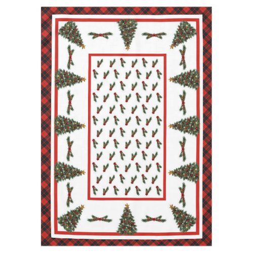 Cunningham Scottish plaid tartan Christmas  Tablec Tablecloth