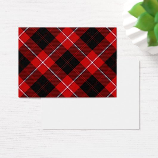 Cunningham Tartan Red Black Plaid (Desk)