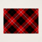 Cunningham Tartan Red Black Plaid (Front)