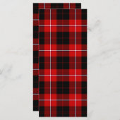 Cunningham Tartan Red Black Plaid (Front/Back)