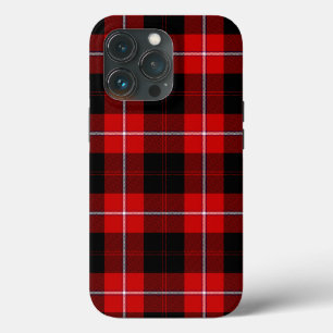 Cunningham Tartan Red Black Plaid iPhone 13 Pro Case