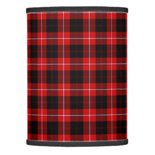 Cunningham Tartan Red Black Plaid Lamp Shade