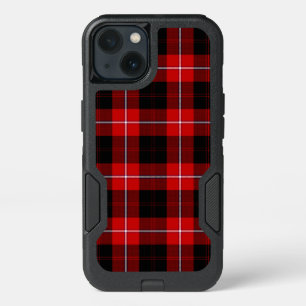 Cunningham Tartan Red Black Plaid iPhone 13 Case