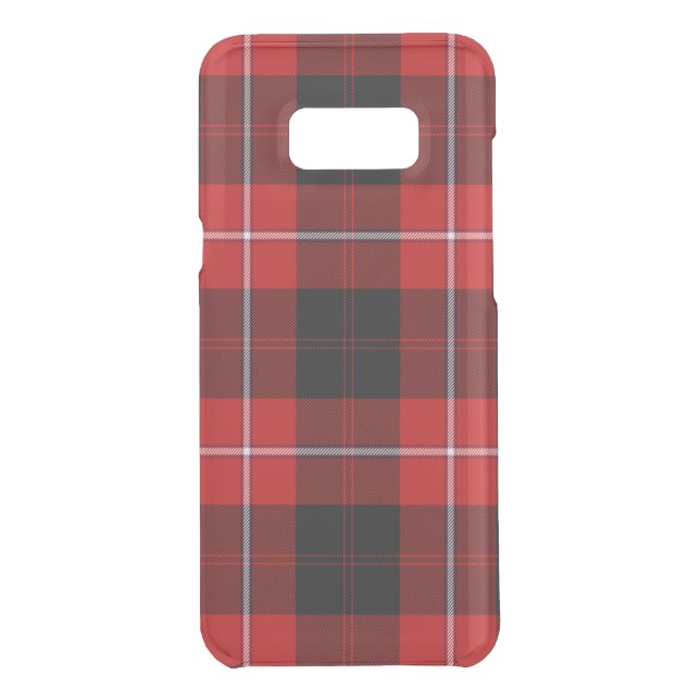 Cunningham Tartan Red Black Plaid Uncommon Samsung Galaxy Case (Back)