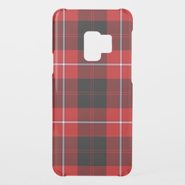 Cunningham Tartan Red Black Plaid Uncommon Samsung Galaxy Case (Back)