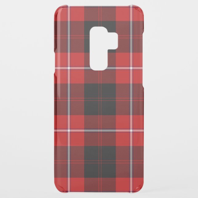 Cunningham Tartan Red Black Plaid Uncommon Samsung Galaxy Case (Back)