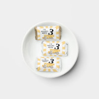 Cunstruction site boy birthday chocolate wrappers