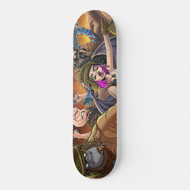 Cuntstream Army Skateboard Deck (Front)
