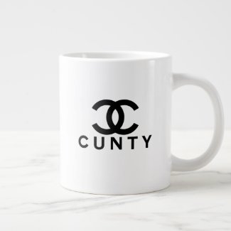 cunty giant coffee mug