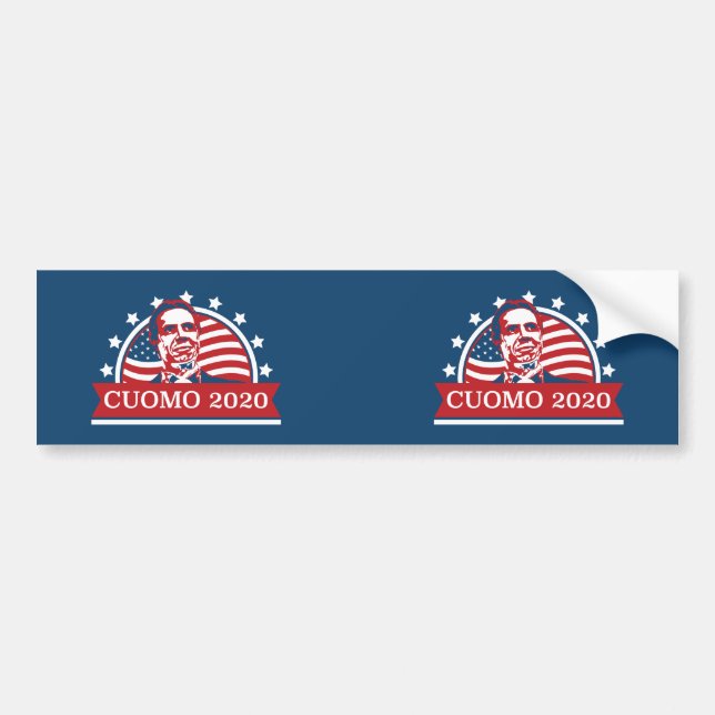 Cuomo 2020 | Vote for President Bumper Sticker (Front)