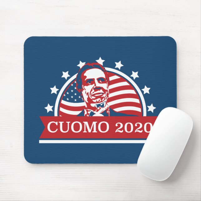 Cuomo 2020 | Vote for President Mouse Pad (With Mouse)