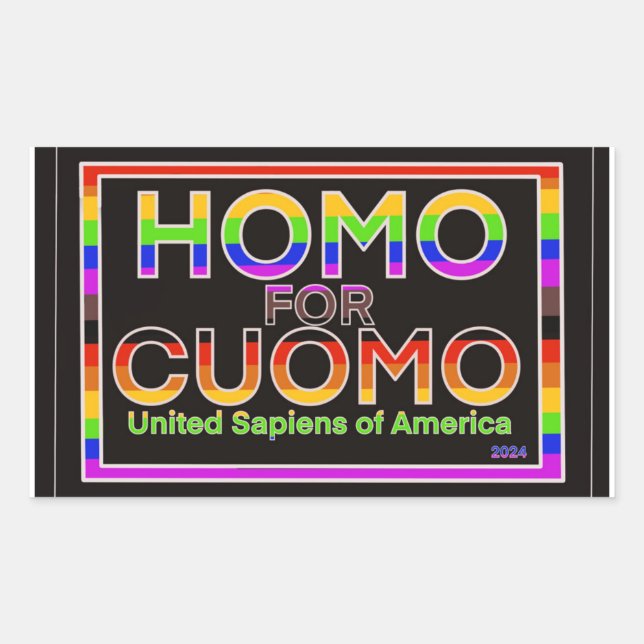 Cuomo 2024 rectangular sticker (Front)