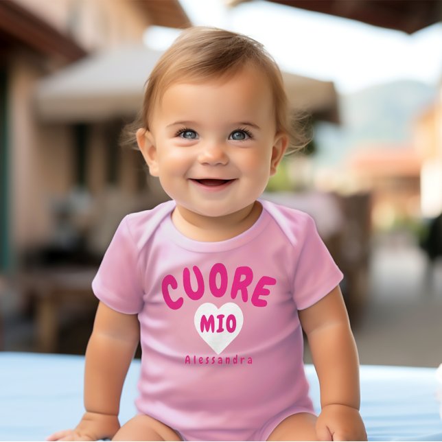 Cuore Mio (Girls) Baby Bodysuit (Creator Uploaded)