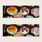 Cup Cake Bookmark Business Cards (Front & Back)