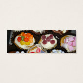 Cup Cake Bookmark Business Cards (Back)