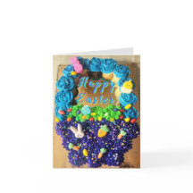 Cup-cake, Frosting, Cookies & Candy Easter Card