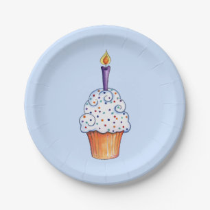 Cup Cake Paper Plates